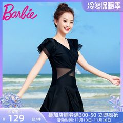 Swimsuit for Women 2022 New Conservative Cover-Belly Slimming Fashion One-Piece Dress for Plus-Size Women Hot Spring