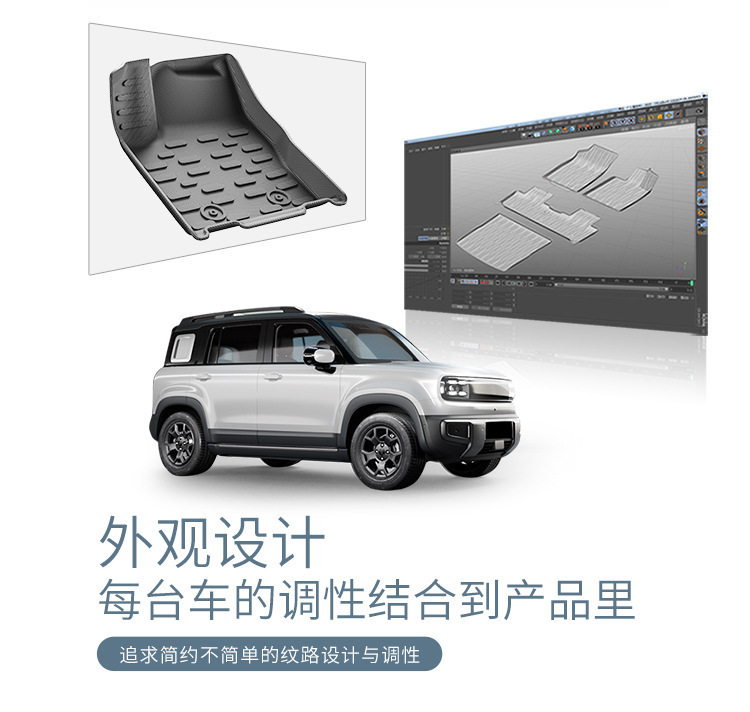 TPE Car Floor Mats for Baojun Yueye Plus 2024