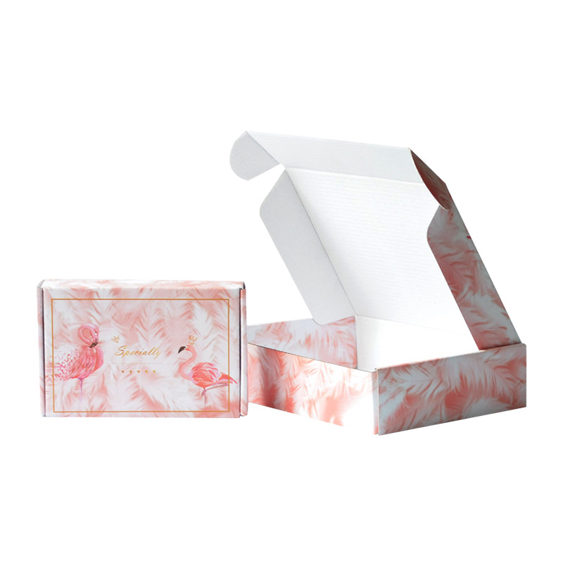 Caja de avión personalizada, impresión puntual, caja de embalaje de ropa, caja de papel, producto grande, lote pequeño, embalaje de ropa de unicornio