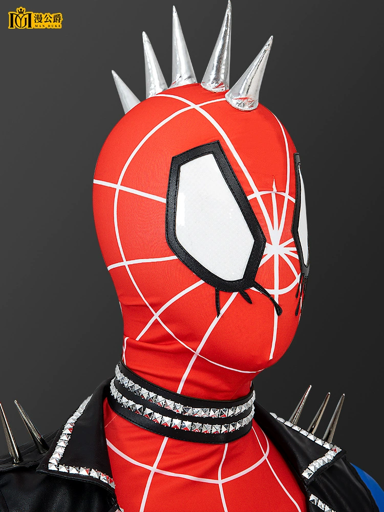 Дуплекс:漫公爵 Spider -Man вертикальный и горизонтальный космический панк Spider -Man Hoby COS одежда соединения одежды для выступления на Хэллоуин