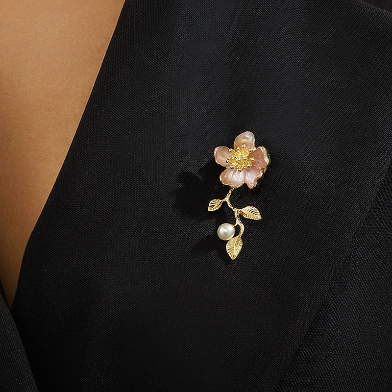 Elegante camelia broche voor dames modieuze emaille speld_voghion.com
