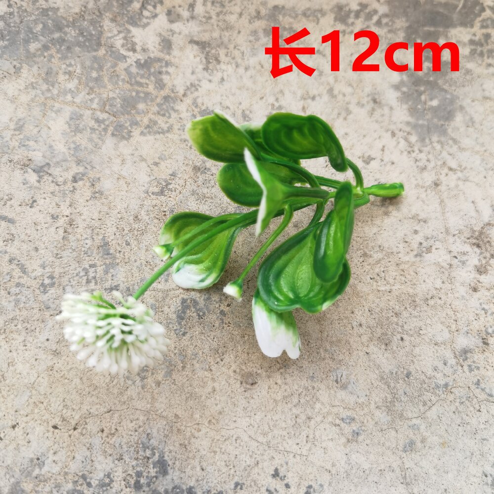 Imitación de hojas verdes hierba de agua hoja persa decoración de flores de boda pared flor de pecho accesorios de muñeca flores diy accesorios hechos a mano