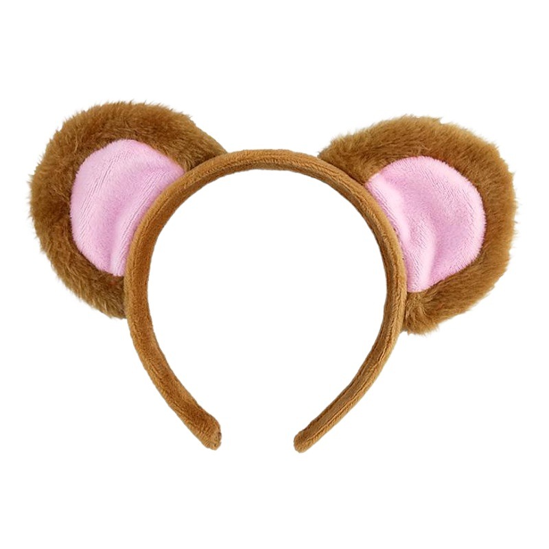 Diademas de animales y orejas de mono o oso, accesorios para disfraces y fiestas de Halloween, modelo transfronterizo