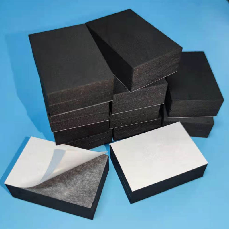 厂家供应EVA泡棉背胶黑色白色eva垫，各种背胶eva脚垫自粘