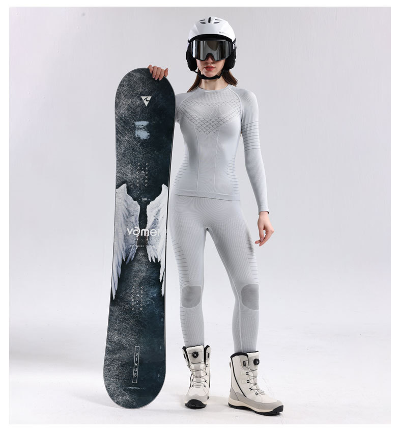 X-BION Sports Skiing Functional Underwear Women's Sweat-Wicking Warm Compression Tight-Fitting Sweat-Absorbing Quick-Dry_voghion.com
