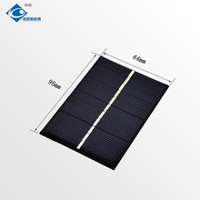 0.88W多晶滴胶5.5V光伏板64*95mm太阳能电池板组件户外用尺寸可定