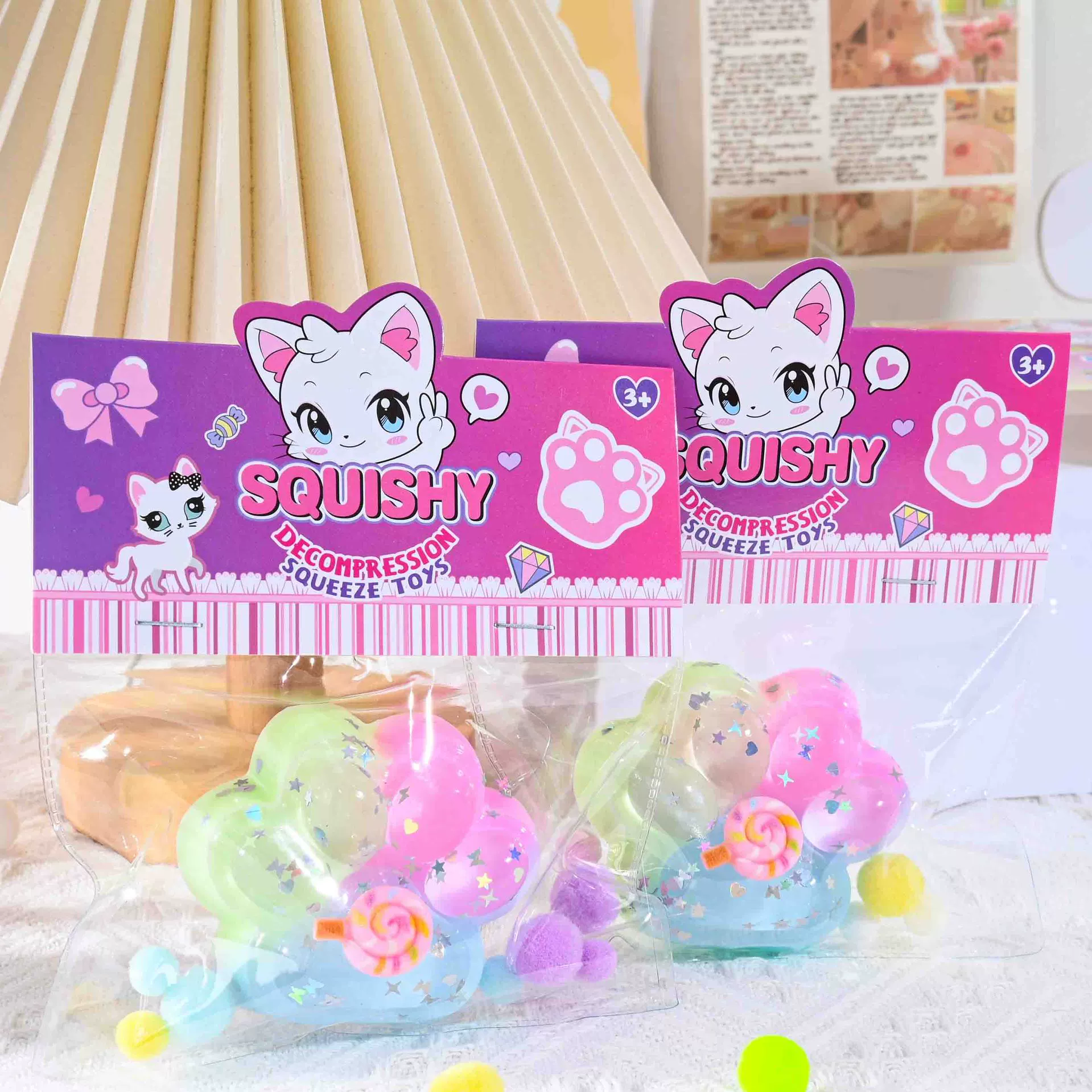 Rainbow slime, toy, anti-stress, (Physicals)