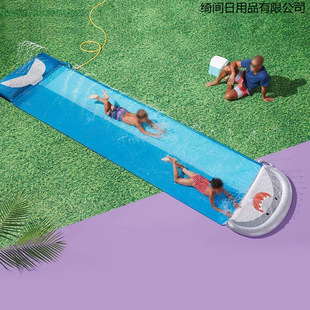 Inflatable Children's Water Slide Indoor Swimming Pool Large Summer Double Lawn Spray Mat Water Slide