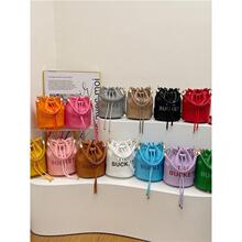 J 44719 Vintage Women's Bucket Bag �͹ŕr��Ůʿ����ˮͰ��