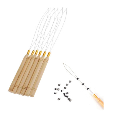 Manager recommended Hair The wood Beading Ring bead device Wig tool