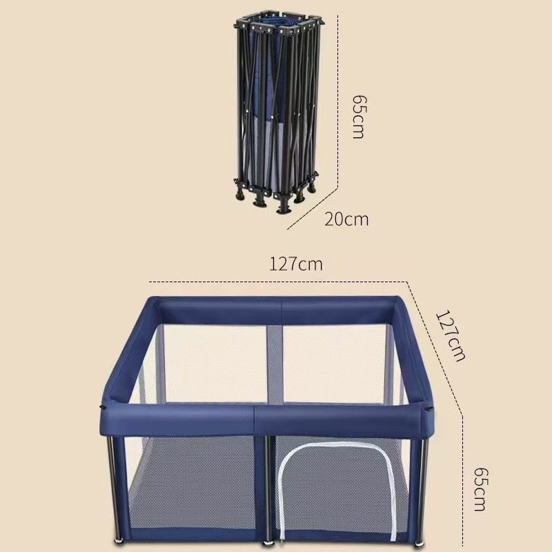 New Foldable Baby Playpen Floor Fence Amusement Park Children's Baby Crawling Guardrail Indoor Home