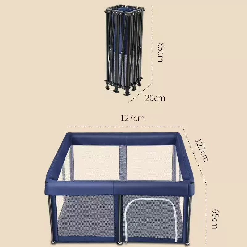 新款可折叠婴儿游戏围栏地围游乐园儿童宝宝爬行防护栏室内家用