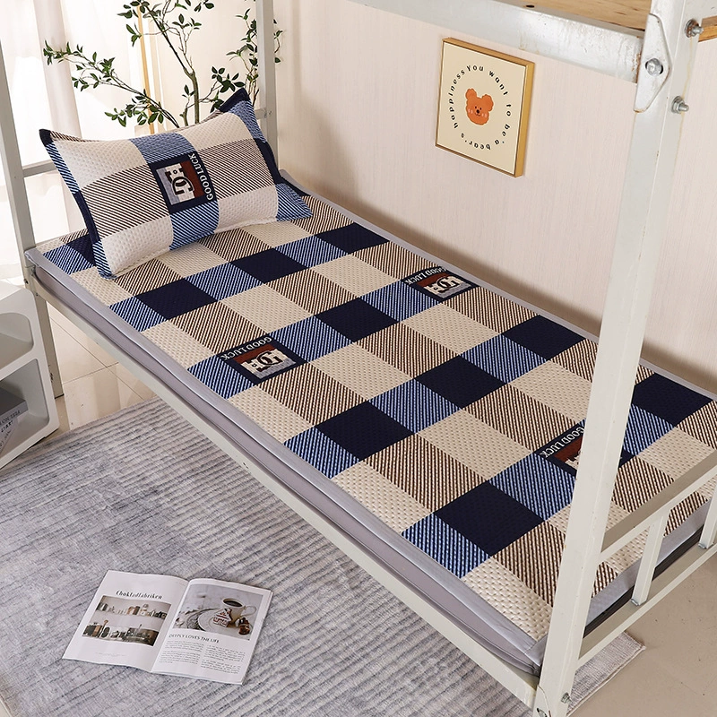 Фабрика оптом студенческого общежития крышка кровати четыре сезона универсальный набор из трех частей двухстороннего нескользящего хлопка простыни для машинной стирки