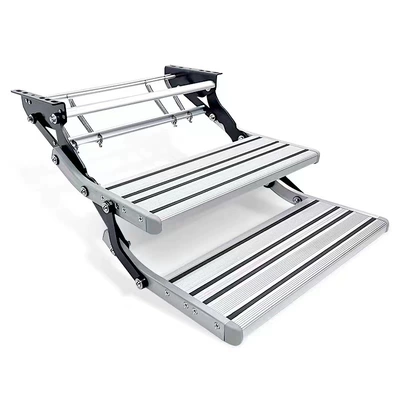 Rv Modification Rv Foot Pedal Double-Layer Manual Folding Step Welcome Step Rv Accessories Collection