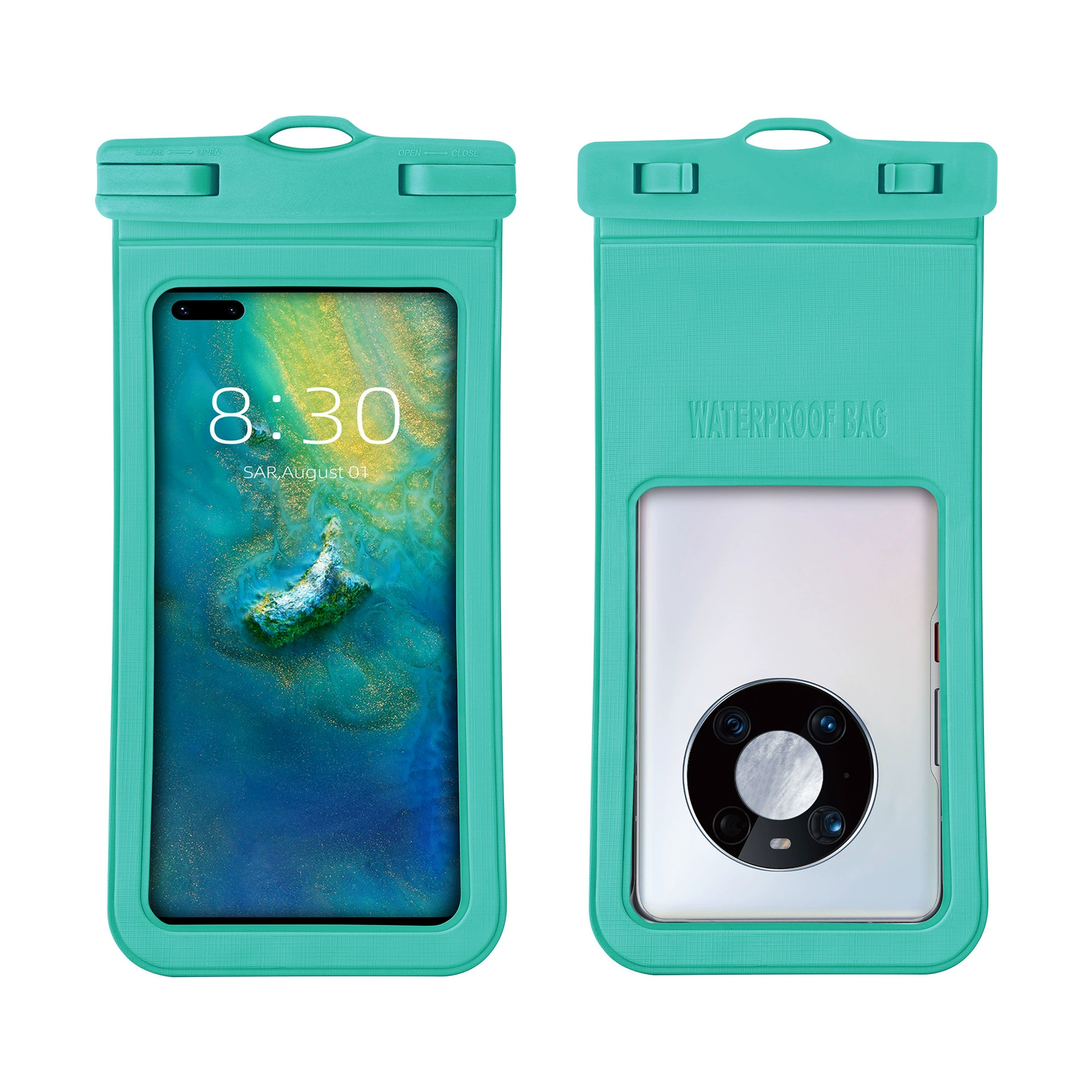 Mobile phone protection PVC, waterproof big waterproof bag for swimming, for import, touch screen