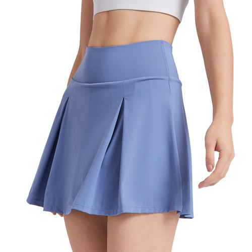 Summer sunscreen short skirt quick-drying ice-like anti-UV fake two-piece anti-exposure sports fitness golf tennis skirt