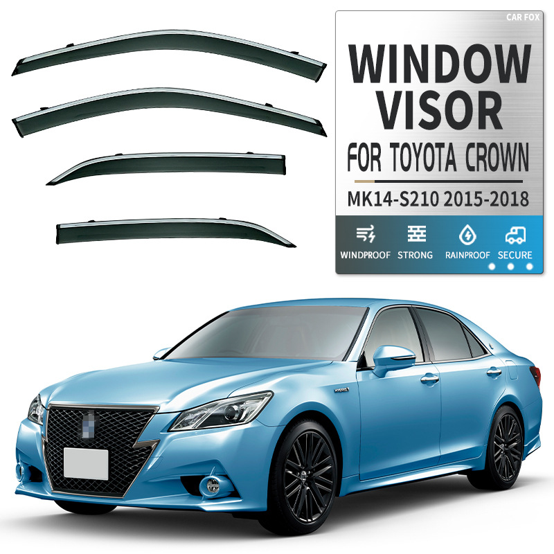 Suitable for Toyota CROWN rain shield rearview mirror rain eyebrow side Window deflector CROWN Window visor