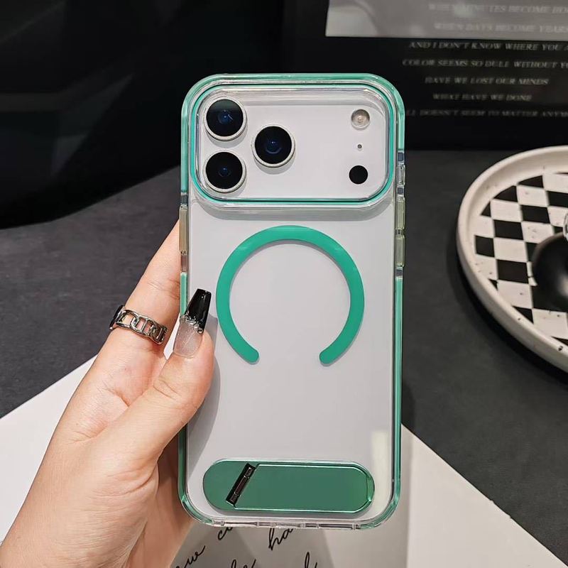 适用高透支架苹果iPhone17promax亚克力磁吸17air手机壳16p保护套|undefined