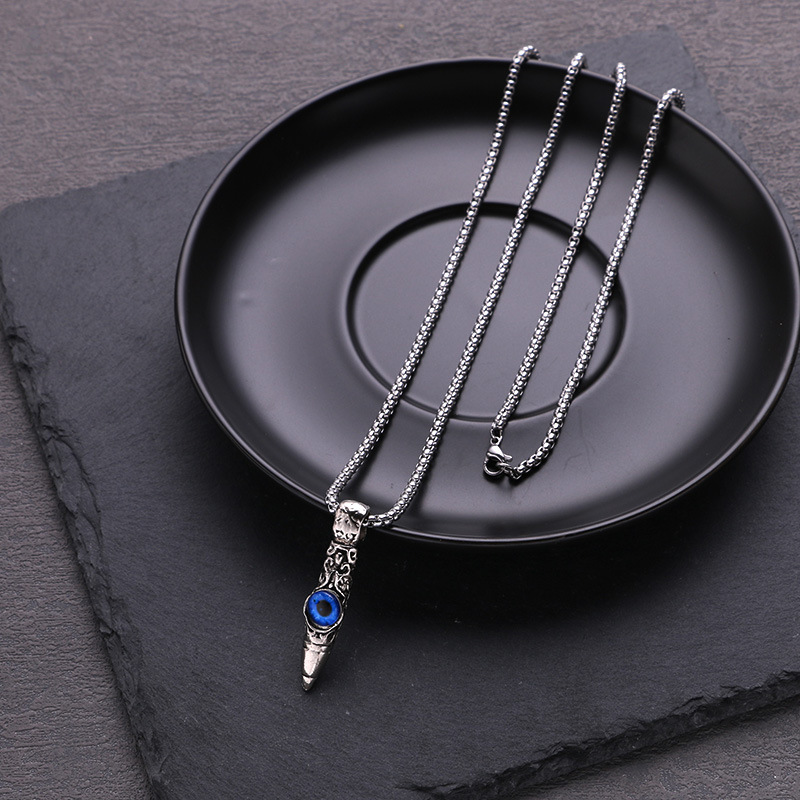 Bullet Devil's Eye Anhänger Herren Hipster Hip Hop Street Halskette Student Stand Schmuck Anhänger_voghion.com