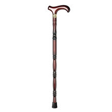 老年人拐杖实木一体拐棍木质手杖四脚龙头木制轻便捌杖防滑登山器