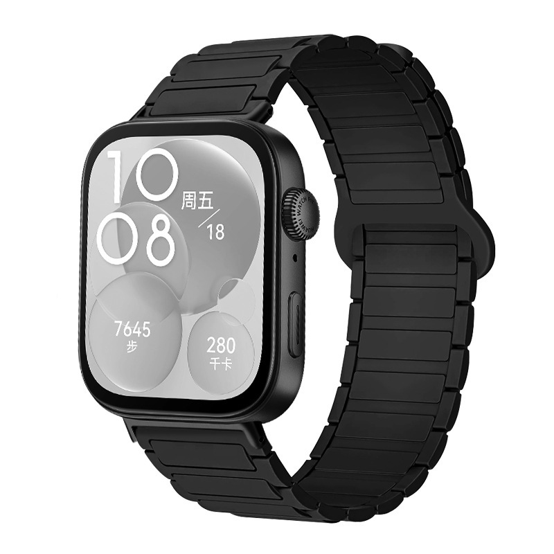 Huawei fit4 Pro シリコンストラップ I 字型クラシックバックル磁気ストラップ Huawei fit3/fit4Pro に適しています。|undefined
