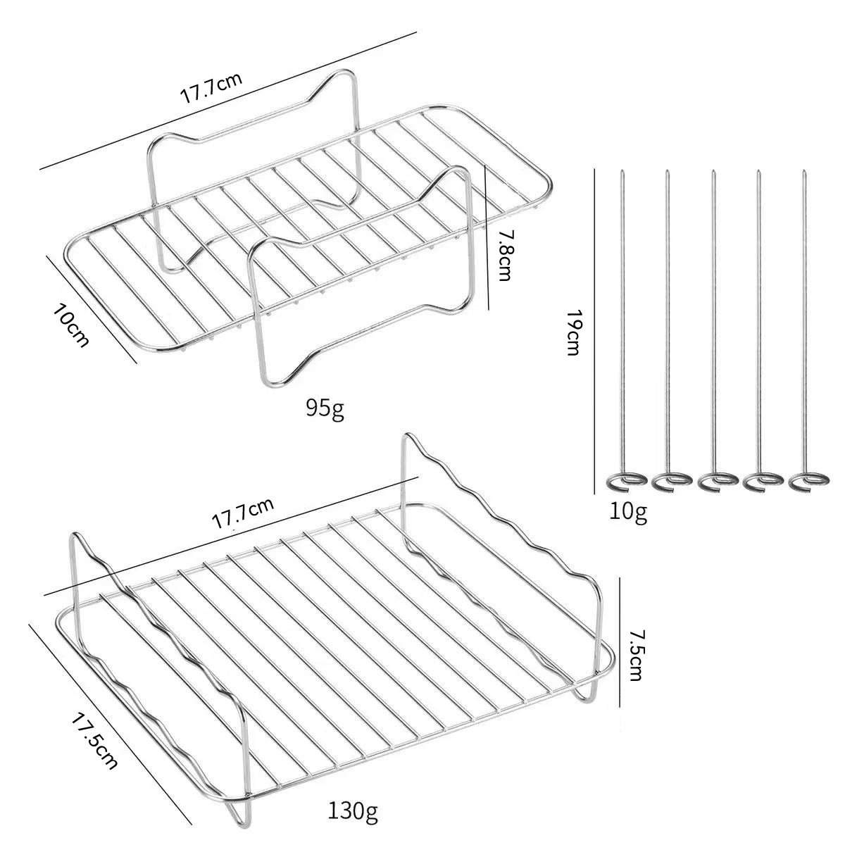 직사각형 대소 그릴 스팀랙(봉투포장)