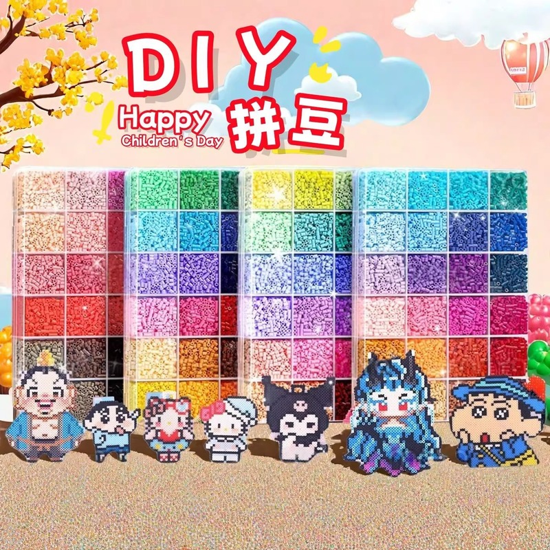 Pindoudou diy セット 2.6 ミリメートル融合豆 pindou 子供の手作り材料パッケージおもちゃ材料パッケージ|undefined