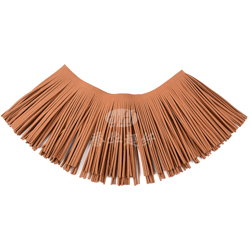 400 Colors in Stock Suede Microfiber Tassel Leather Strips Korean Suede Leather Tassel Strips and Beard Tassels