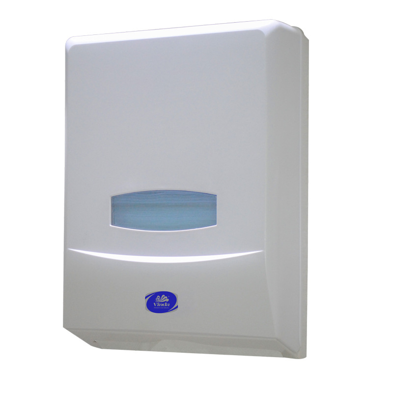 Dispensador de papel higiénico Vinda para hoteles, montaje en pared sin perforaciones, modelo VS9128