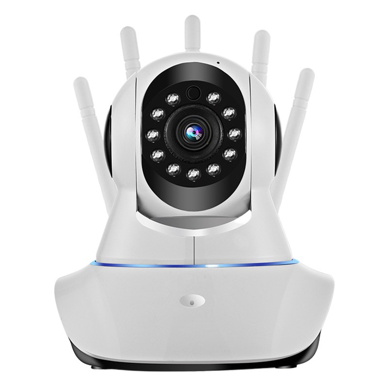 Inalámbrico de 360 grados cámara de cabeza móvil hogar al aire libre WiFi HD visión nocturna por infrarrojos intercomunicador Monitor A1