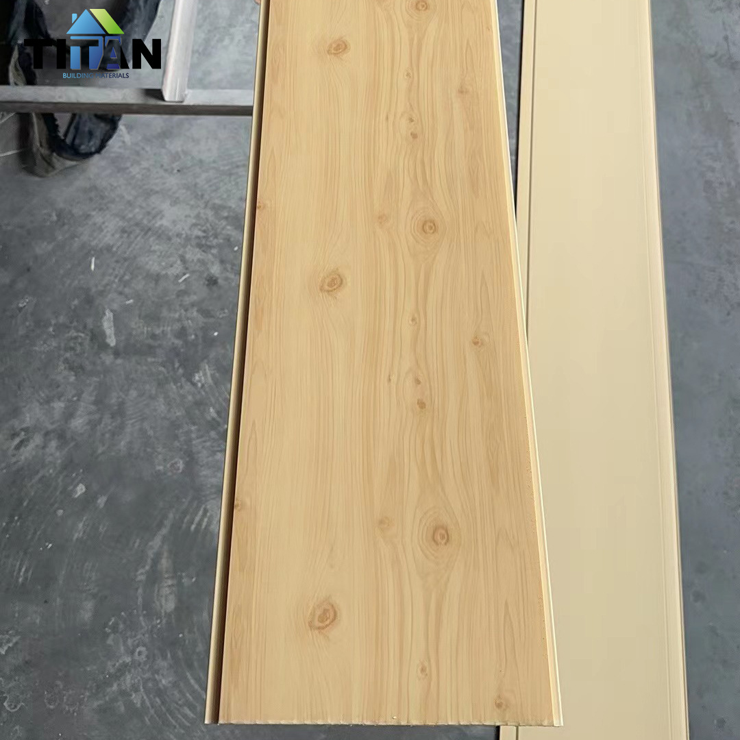 Hebilla de pvc panel techo sala de estar baño techo material de decoración de pvc hebilla de techo de plástico de tira larga de pvc