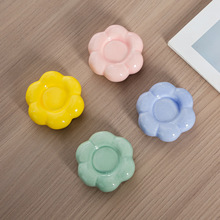 源头厂家批发爆款转转乐陶瓷底座花朵转转乐葫芦蒜鸟底座配件转盘