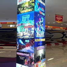 定制包柱卡布灯箱大型商场室内宣传广告灯箱高铁机场软膜招牌灯箱