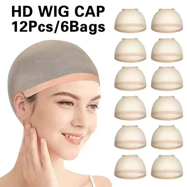 HD high-elastic invisible hair net for wigs, non-tightening, cosplay hair net, direct sales from manufacturer, WigCap pressure cap