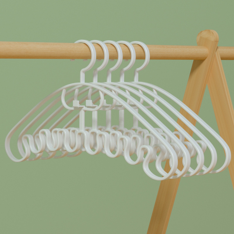 Multi-funcional hogar Honda percha ropa antideslizante secado ola percha sin costura ropa de secado rack al por mayor