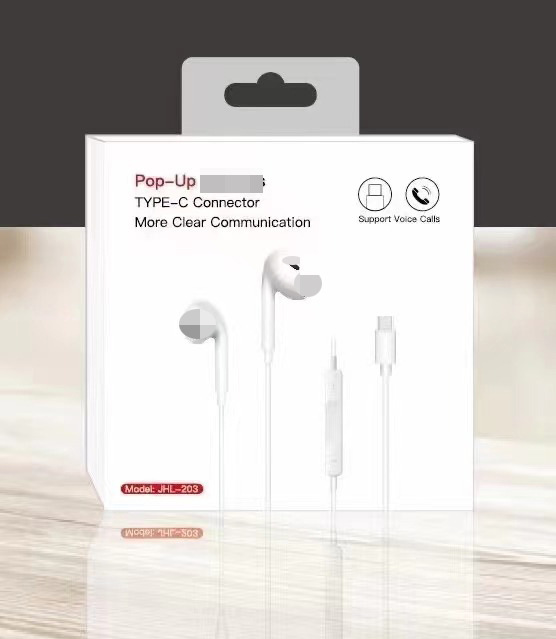 Aplicable a Apple 14 cuarta generación de tercera generación de control de alambre en la oreja relámpago llamada crackeo cable teléfono móvil fábrica