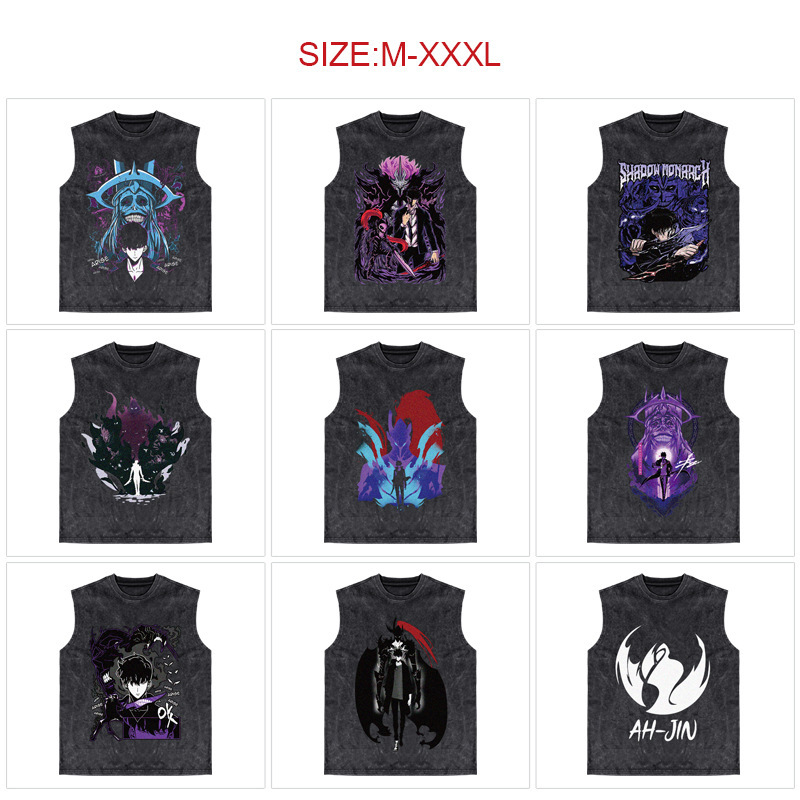 I upgrade the direct injection process pattern breathable printing loose sports trend sleeveless T-shirt for men and women I upgrade the direct injection process pattern breathable printing loose sports trend sleeveless T-shirt for men and women