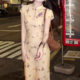 Super Fashion Launches New Chinese Style Improved Cheongsam Cotton-Feel Printed Dress 2025 New Model Ready for Delivery