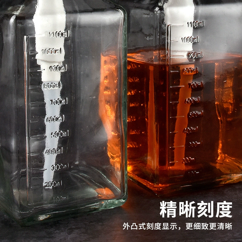 Milk tea shop 8cc glass sugar press bottle hand-pump sugar syrup press bottle for precision dosing for milk tea coffee tools