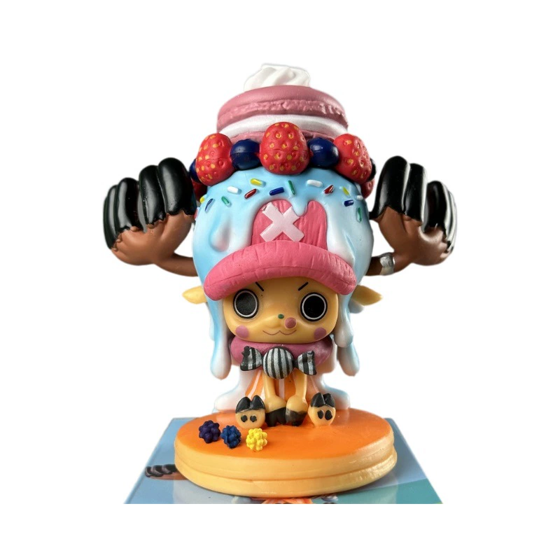 One Piece POP15th Anniversary Candy Dessert Cake Chopper Scene Anime Figure Model Ornament Wholesale