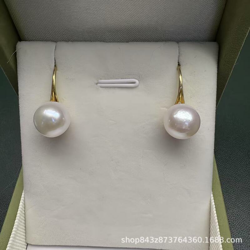 High-Heeled Shoes 9-10mm Round Freshwater Pearls S925 Silver Thick Version Is Very Textured High-Heeled Shoes 9-10mm Round Freshwater Pearls S925 Silver Thick Version Is Very Textured