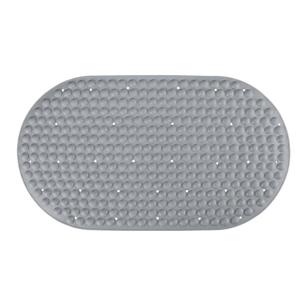 Pequeño punto de la burbuja de baño antideslizante estera de baño de color sólido estera del pie estera esmerilado masaje ducha alfombra de piso con ventosa