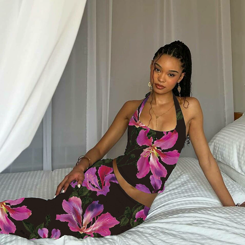 Европейская и американская одежда лето 2025, новая мода, сексуальный комплект из топа с U-образным вырезом и облегающей юбки, оптом