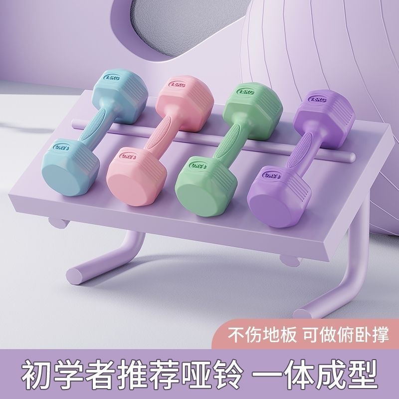 Dumbbell Women's Fitness Equipment Home Slim Belly Barbell Kettlebell Kidsren and Teenagers Female Small Dumbbells Pair Living Room