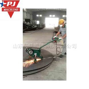 Hand-push steel plate grinding machine electric steel plate Sander small metal plate polishing machine