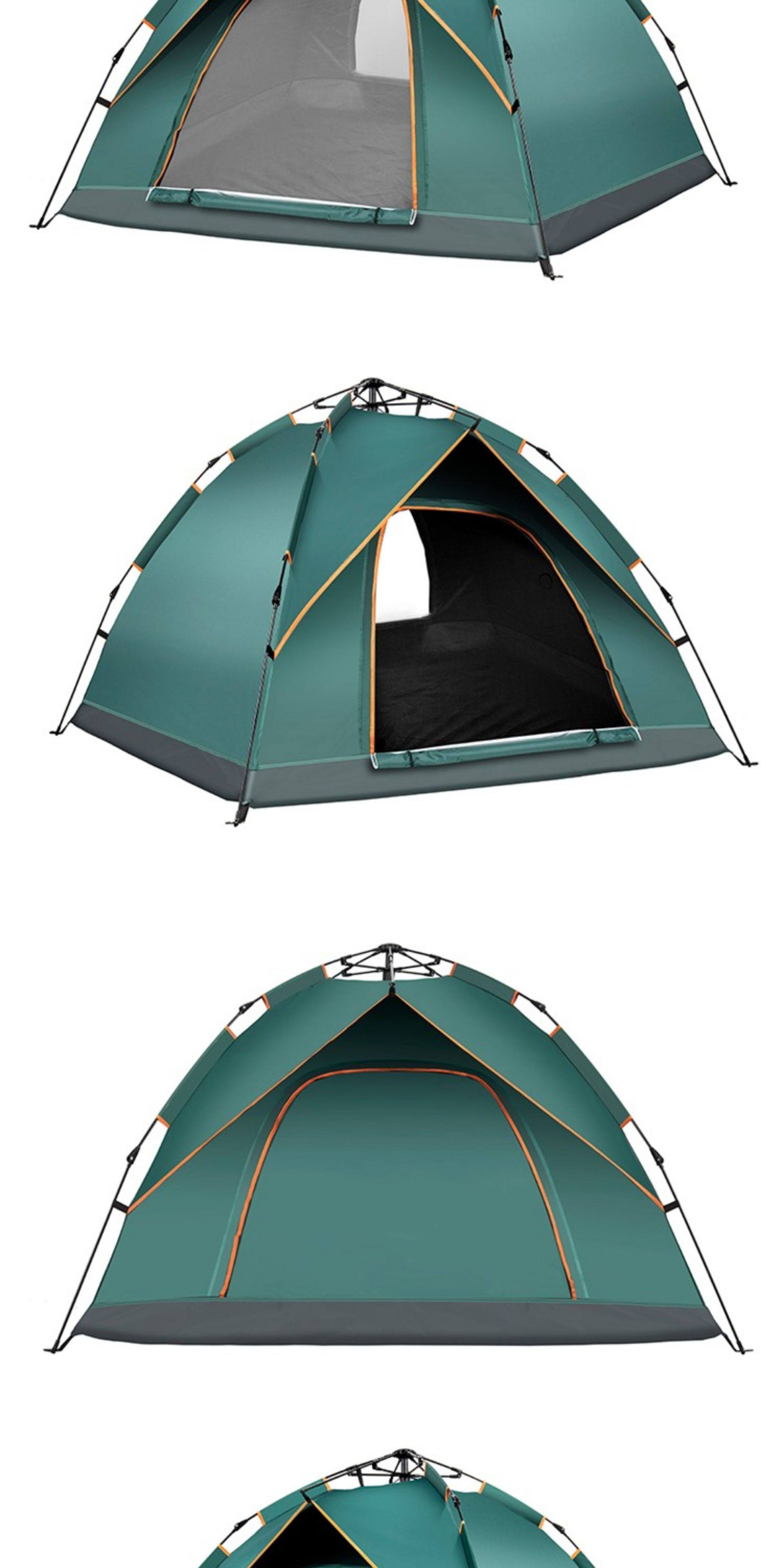 Tent Outdoor Camping Gear Fully Automatic Complete Set for Overnight Use, Foldable Portable Wholesale with No Installation Required