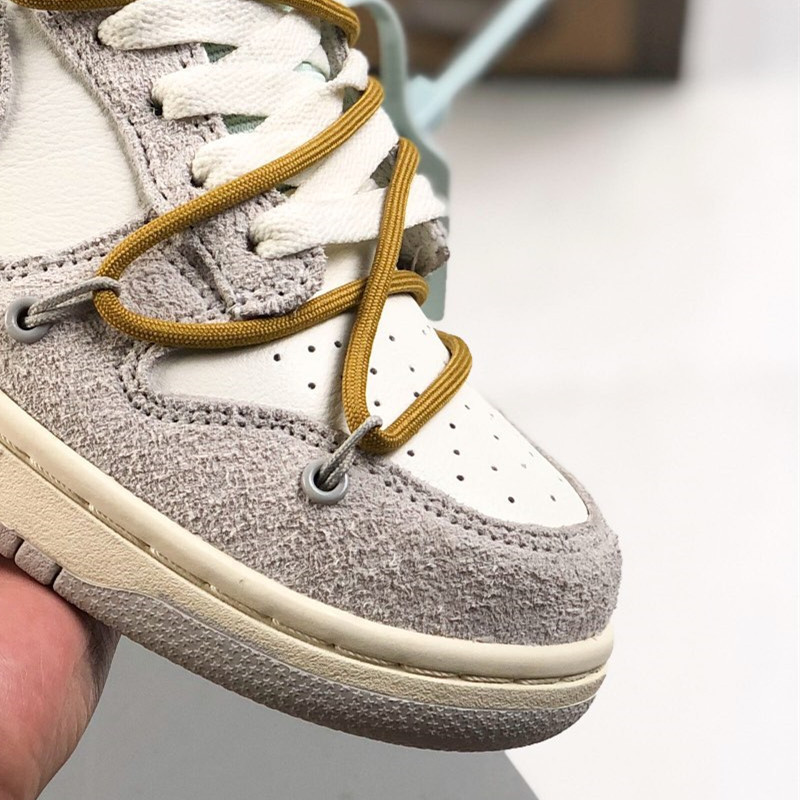 Yutian Shoes Pure Original SB Dunk Low Joint Strap The50 Silver Casual Sneakers Gray White Blue Buckle Sneakers