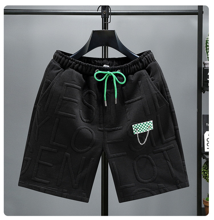 Plus Size Fat Summer Locker sitzende Herren-Shorts, trendige und modische Half Beach Casual Middle Pants_voghion.com