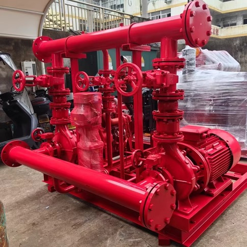 Пожарный насосный агрегат Yuzhou Pump Industry с двойным питанием (дизель/электро)