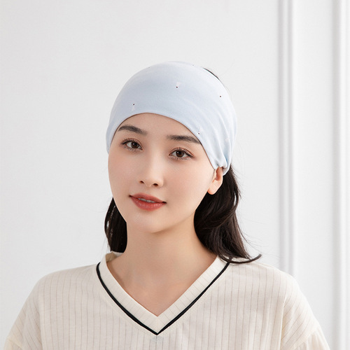 Manufacturer wholesale confinement hat, baby hat, printed parent-child hat, confinement scarf, cotton breathable postpartum confinement hat